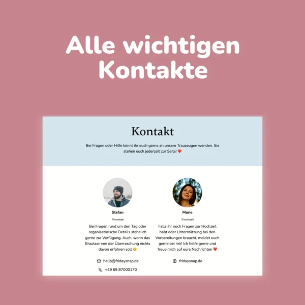 Hochzeits Website Einfach & Schnell – Bild 7