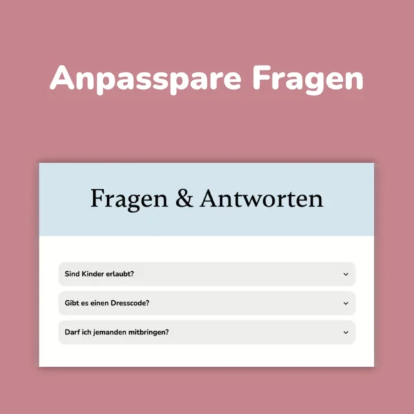 Hochzeits Website Einfach & Schnell – Bild 9