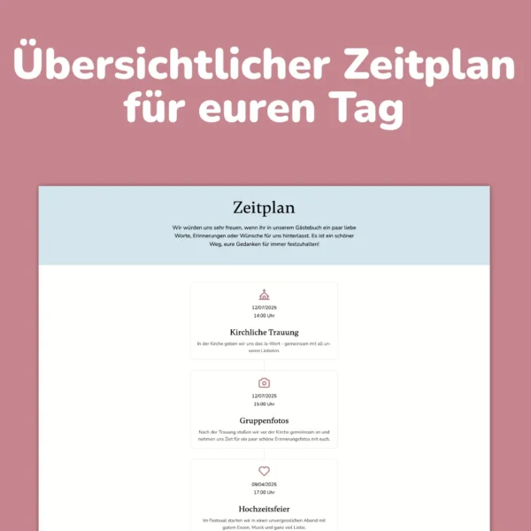 Hochzeits Website Einfach & Schnell – Bild 5